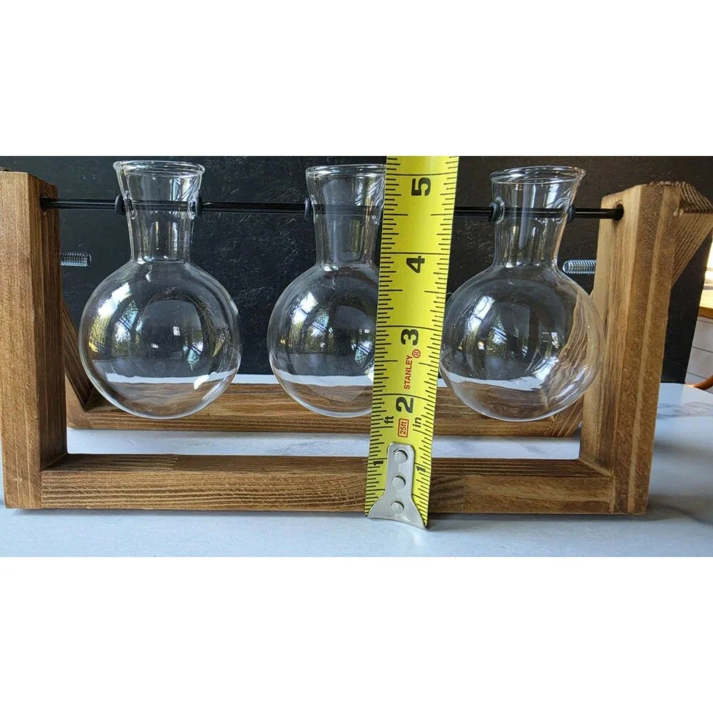 Three Bud Flower Vase Used READ Description
